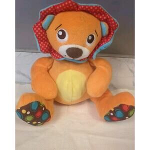 Lion Orange Plush Loveable Baby Toy